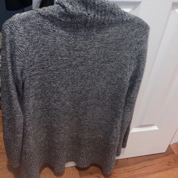 Banana Republic charcoal grey knit open  cardigan Sz XS - Picture 8 of 15